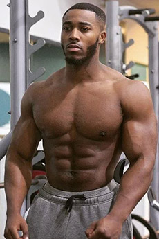 黑人壮汉肌肉男照片