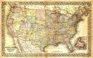 美国地图高清图片(11张)