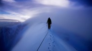极限运动登雪山图片(7张)
