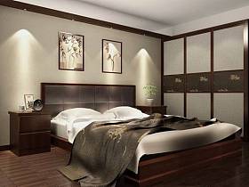 中式中式风格卧室挂画设计方案