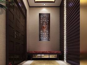 中式中式风格玄关玄关柜效果图