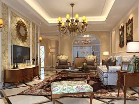 新古典古典新古典风格古典风格客厅设计案例展示