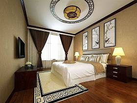 中式中式风格新中式卧室装修效果展示