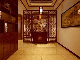 中式中式风格玄关玄关柜装修案例
