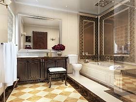 新古典古典新古典风格古典风格别墅浴室图片