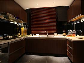 现代厨房三室两厅两卫设计图