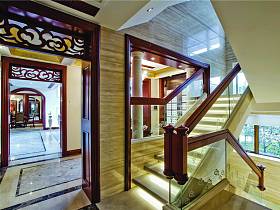 美式别墅过道楼梯设计图