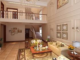 欧式典雅客厅别墅设计案例