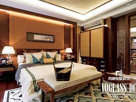 中式新中式卧室装修案例