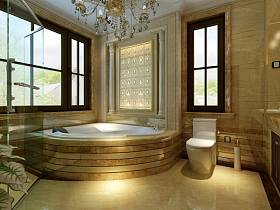 欧式别墅浴室淋浴房设计方案