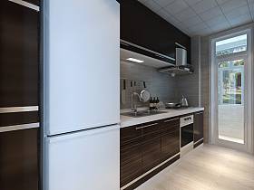 现代厨房一居室设计案例展示