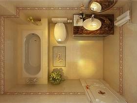田园浴室淋浴房装修效果展示