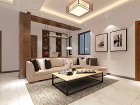 现代现代风格客厅单身公寓设计案例展示