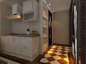 现代厨房单身公寓设计案例
