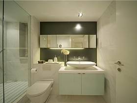现代简约卫生间浴室淋浴房效果图
