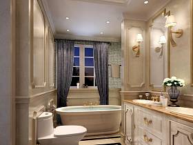 欧式卫生间浴室淋浴房设计方案