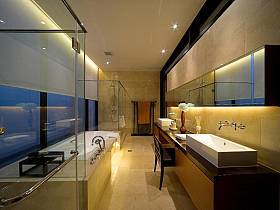 现代简约卫生间浴室效果图