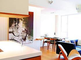 现代简约北欧宜家客厅餐厅设计案例展示