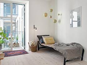 自然卧室阳台沙发沙发床设计案例