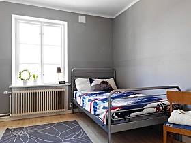 现代卧室单人床折叠单人床装修效果展示