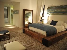 自然卧室木床设计方案