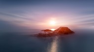 海上日落风景图片(9张)