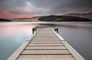 湖中的木桥图片(24张)