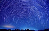 璀璨神奇的星轨风景图片(11张)