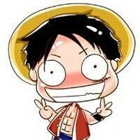 呆萌可爱的qq卡通幼年路飞头像大全