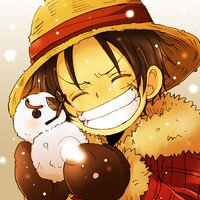 呆萌可爱的qq卡通幼年路飞头像大全