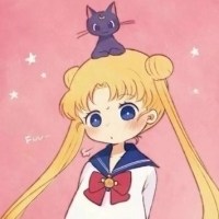 粉嫩系美少女战士月野兔qq头像大全