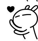 长相古怪的兔斯基qq卡通头像图片