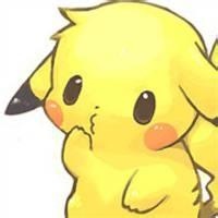 可爱超萌的卡通皮卡丘头像图片