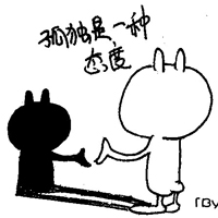 可爱搞笑的qq卡通兔斯基头像欣赏