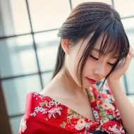 性感露肩美女qq唯美古风和服头像图片