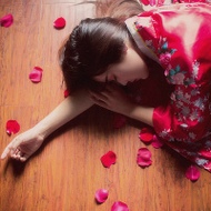 性感露肩美女qq唯美古风和服头像图片