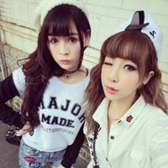 潮范打扮好看的萌妹子qq头像图片