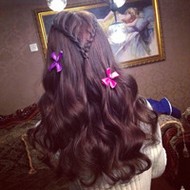 唯美秀发真人女生微信头像图片大全