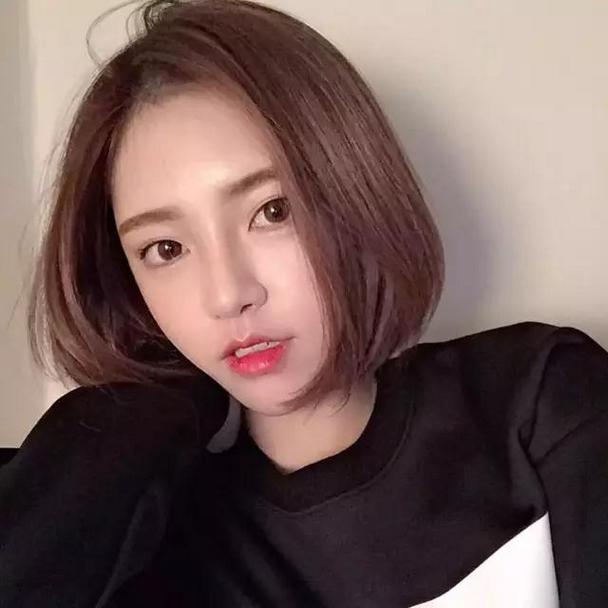 韩国时尚红唇美女微博贴吧头像图片