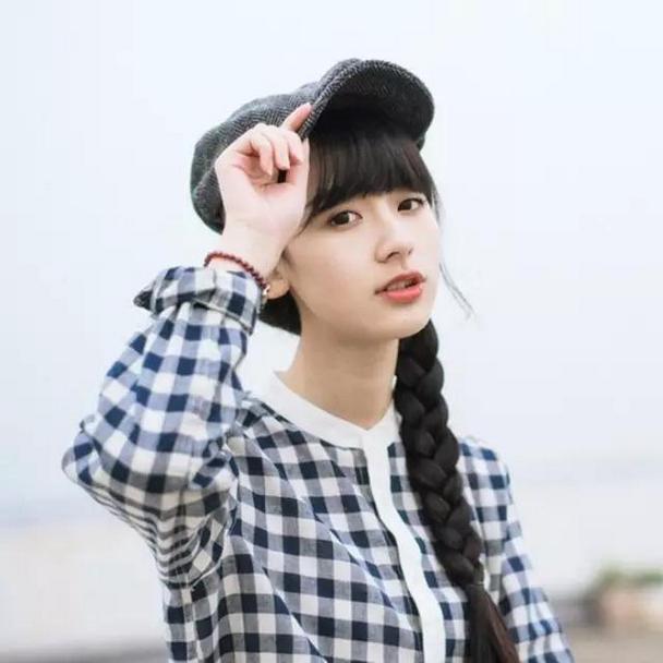 小清新纯洁学院风女生微博头像图片