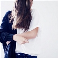 文静伤感的侧脸女生qq意境头像图片