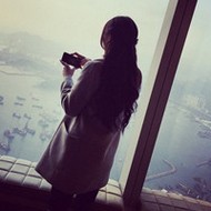 颜值爆表的长发美女微信意境头像大全