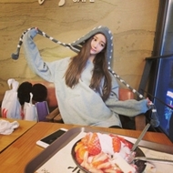 时尚漂亮的大眼美女微信潮流头像图片