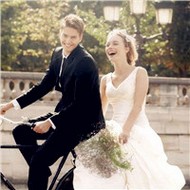 甜蜜蜜的qq情侣婚纱头像图片欣赏