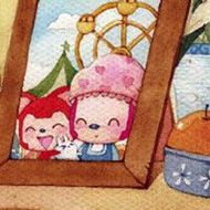 萌萌哒可爱的卡通qq情侣阿狸头像图片