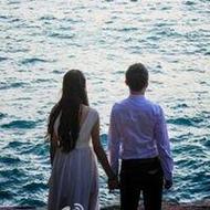 90后可爱嘟嘴情侣自拍qq头像图片