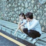 甜蜜浪漫的学生情侣唯美微信头像图片