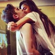 唯美情侣qq接吻头像一男一女图片