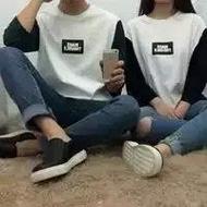 韩范儿带墨镜的个性qq霸气情侣头像