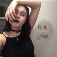 高冷的欧美女生原宿风微信头像图片